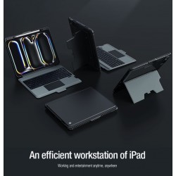 Θήκη Πληκτρολογίου/Υποδοχή Γραφίδας Nillkin Bumper Combo Keyboard Case (Backlit Version) Apple iPad Pro 13" 2024 Black