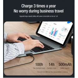 Θήκη Πληκτρολογίου/Υποδοχή Γραφίδας Nillkin Bumper Combo Keyboard Case (Backlit Version) Apple iPad Pro 13" 2024 Black