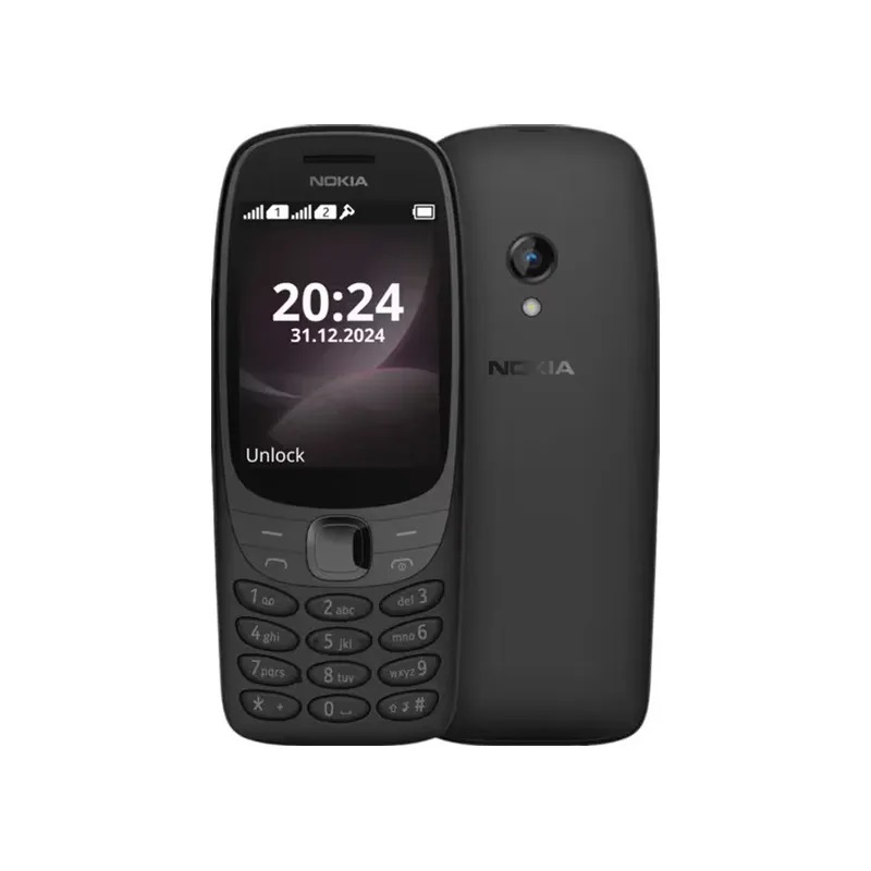 Nokia 6310 2024 Dual SIM 2G Black με 2 Χρόνια Εγγύηση