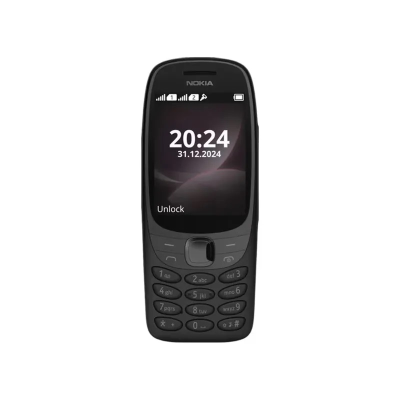 Nokia 6310 2024 Dual SIM 2G Black με 2 Χρόνια Εγγύηση