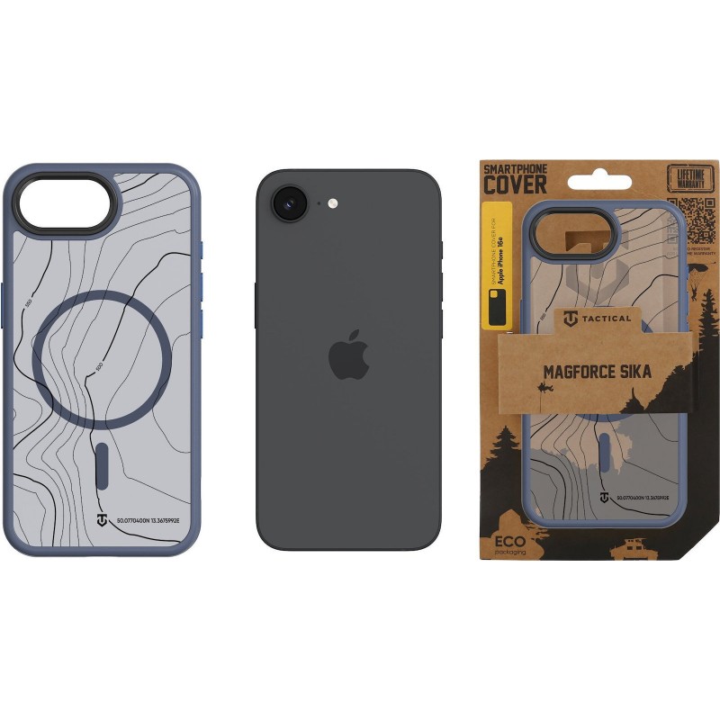 Θήκη Tactical MagForce Hyperstealth Sika Cover Apple iPhone 16e / 17e (6.1") Deep Blue