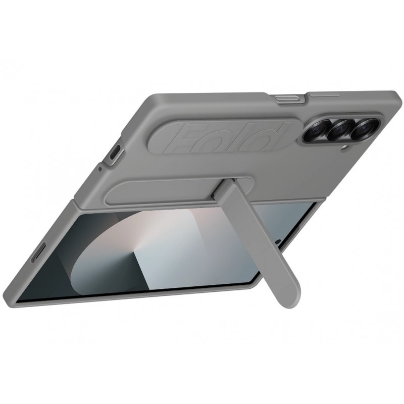 Θήκη Samsung Galaxy Z Fold6 5G SM-F956 Standing Cover with Strap (without S Pen) EF-MF956TJE (Original) Grey