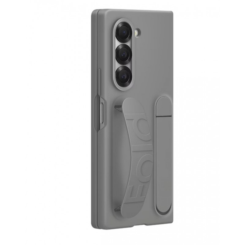 Θήκη Samsung Galaxy Z Fold6 5G SM-F956 Standing Cover with Strap (without S Pen) EF-MF956TJE (Original) Grey