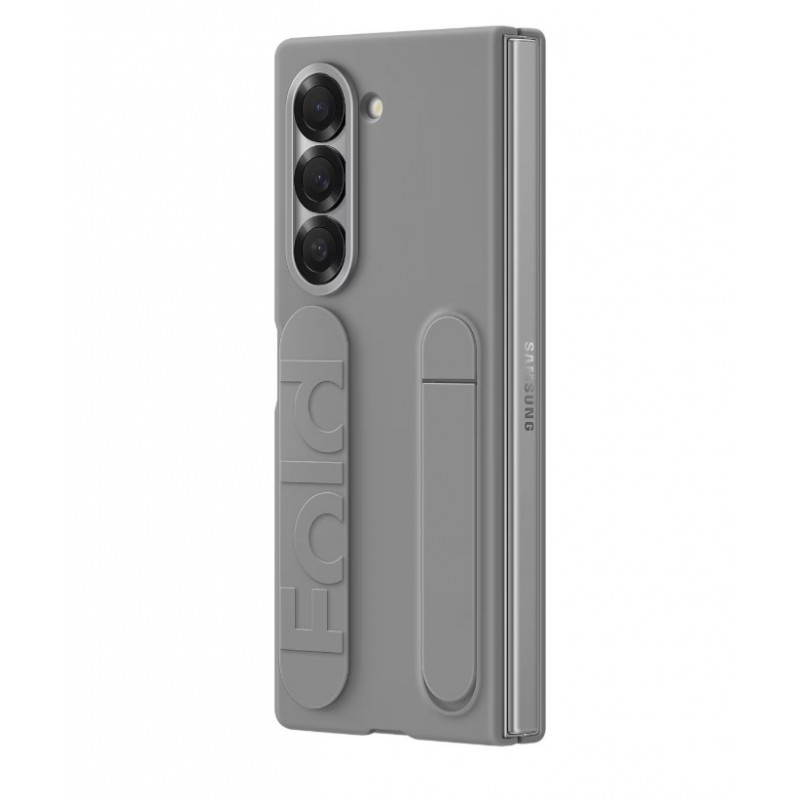 Θήκη Samsung Galaxy Z Fold6 5G SM-F956 Standing Cover with Strap (without S Pen) EF-MF956TJE (Original) Grey