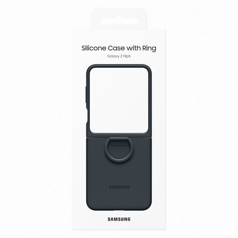 Θήκη Samsung Silicone Cover with Ring  EF-PF731TNE Galaxy Z Flip5 5G SM-F731 Indigo (Original)