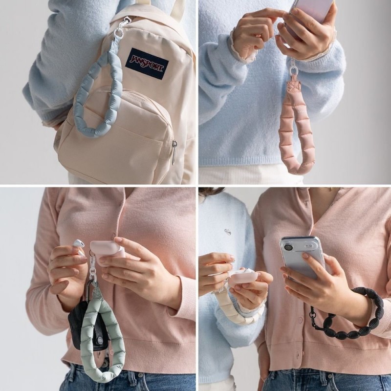 Λουράκι Χειρός Ringke Holder & Puffer Hand Strap Calm Black