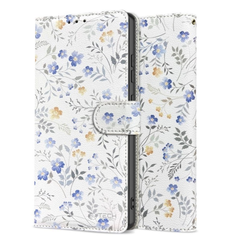 Θήκη Tech-Protect Wallet Samsung Galaxy A56 SM-A566 / A36 SM-A366 / A37 SM-A376 5G Spring Flowers