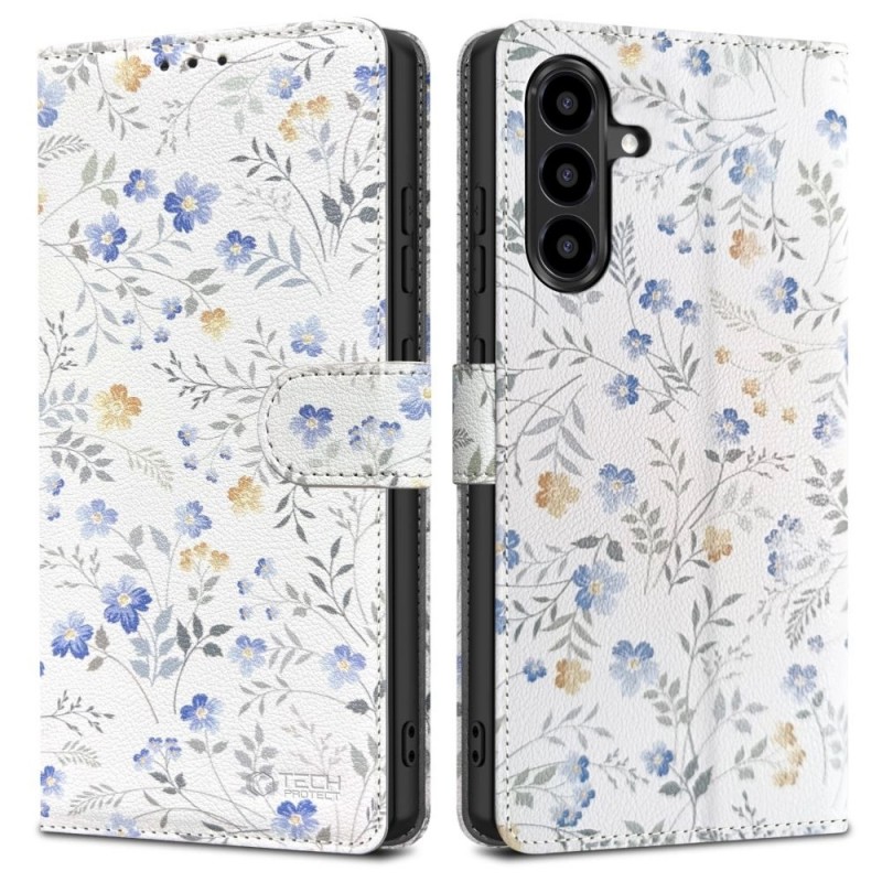 Θήκη Tech-Protect Wallet Samsung Galaxy A56 SM-A566 / A36 SM-A366 / A37 SM-A376 5G Spring Flowers