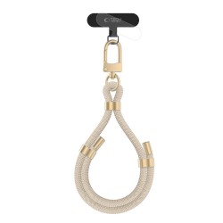 Λουράκι Καρπού Tech-Protect C4S Rope Wrist Strap Beige/Gold