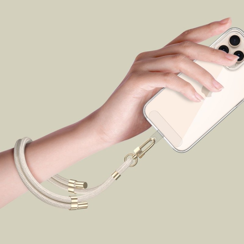 Λουράκι Καρπού Tech-Protect C4S Rope Wrist Strap Beige/Gold