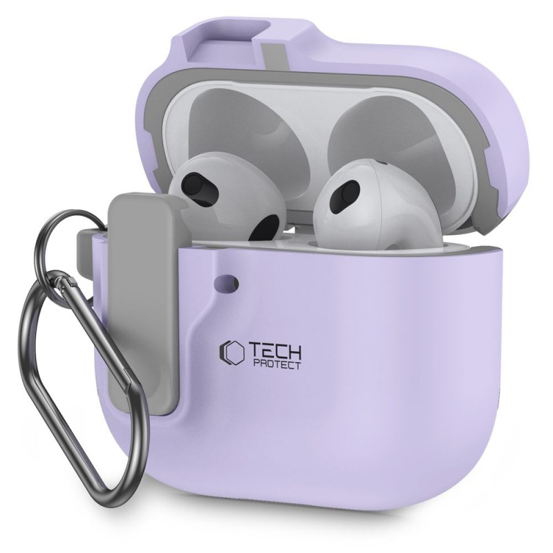 Θήκη Tech-Protect Slim Hook Apple Airpods 4 Lavender