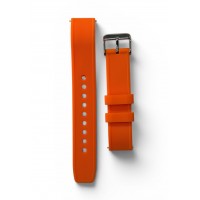 Ανταλλακτικό λουράκι QuickFit Silver Buckle Orange για Huawei Watch GT4 (41mm)  / Huawei Watch GT  5 (41MM)  / GT 5 Pro / Honor S1 (18mm)