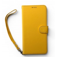 Θήκη Book Leather Texture Lanyard Case Xiaomi Poco X8 Pro Yellow