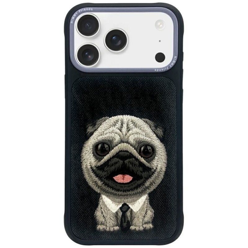 Θήκη Nimmy Big Eyed Pet 2.0 Dog 360 For iPhone 17 Pro (6.3") Black