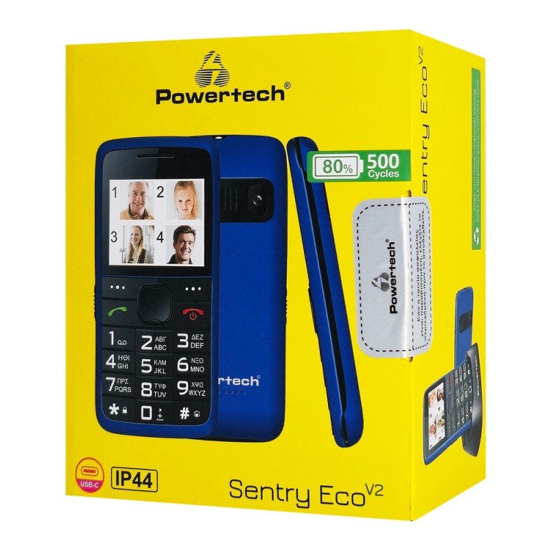 Powertech Sentry Eco V2 PTM-24 Dual SIM SOS Call Blue