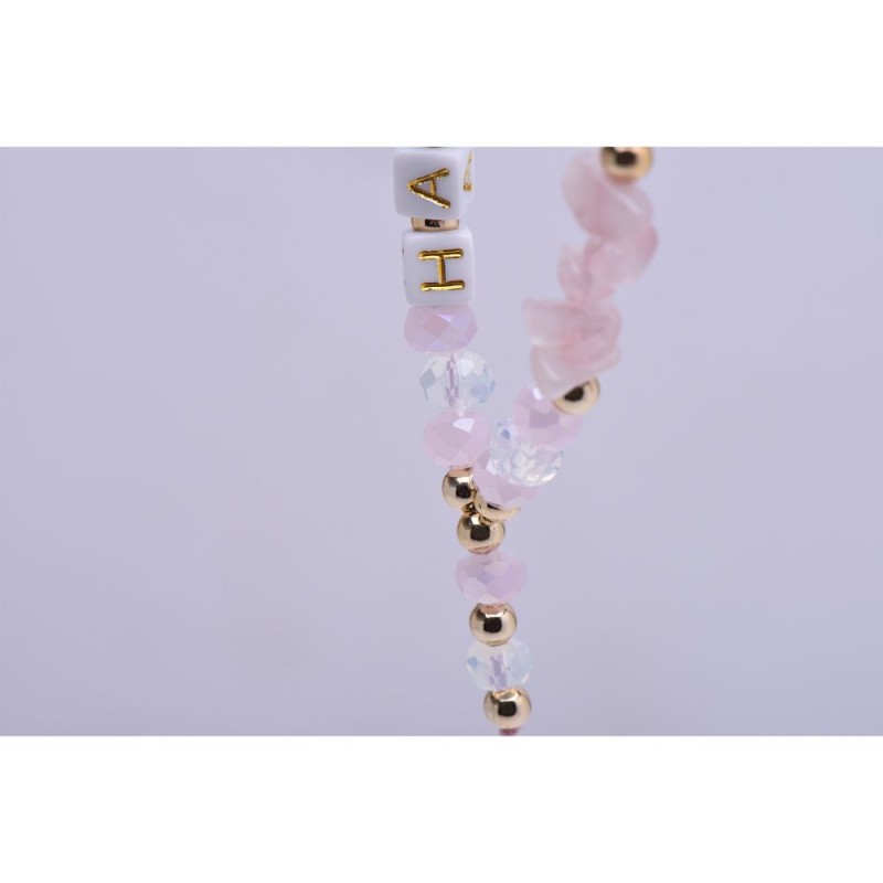  Λουράκι Λαιμού/Χειρός στήριξης Θήκης Happy Phone Lanyard, Phone Pendant Cord Length 44cm Lite Pink