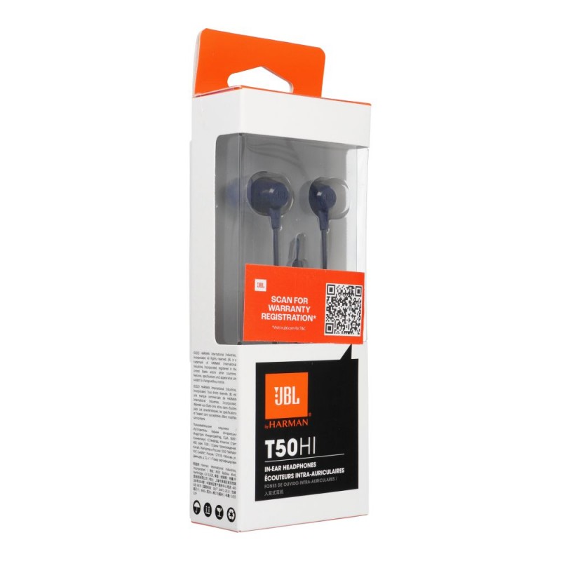 Ακουστικά Handsfree JBL T50HI with Microphone Jack 3.5mm Blue