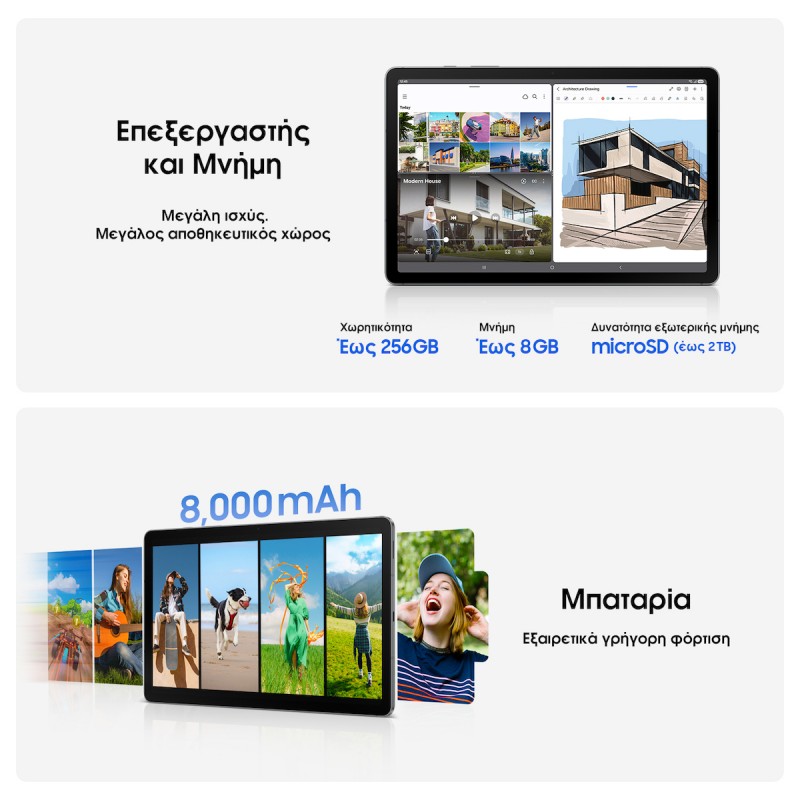 Samsung Galaxy Tab S10 Lite 10.9" (6GB/128GB) Gray 2nd Life με 6 Μήνες Εγγύηση