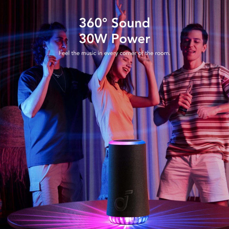 Φορητό Ηχείο Anker SoundCore Glow Ηχείο Bluetooth 30W Black