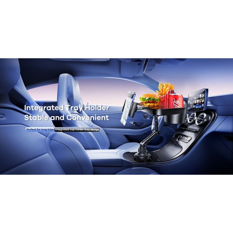Βάση Αυτοκινήτου Remax RM-C48 Car Holder with Cup Holder Black