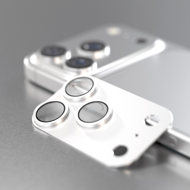 Προστατευτικό Φακών Κάμερας Etteri Full Camera Lens Guard for iPhone 17 Pro Max (6.9") Silver