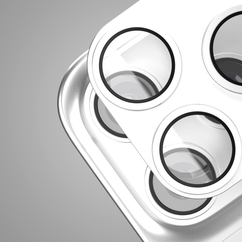 Προστατευτικό Φακών Κάμερας Etteri Full Camera Lens Guard for iPhone 17 Pro Max (6.9") Silver