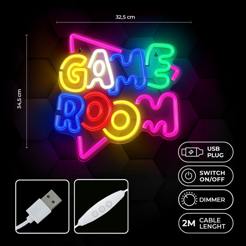 LED Neolia Neon NNE20 Plexi Game Room Multicolor 