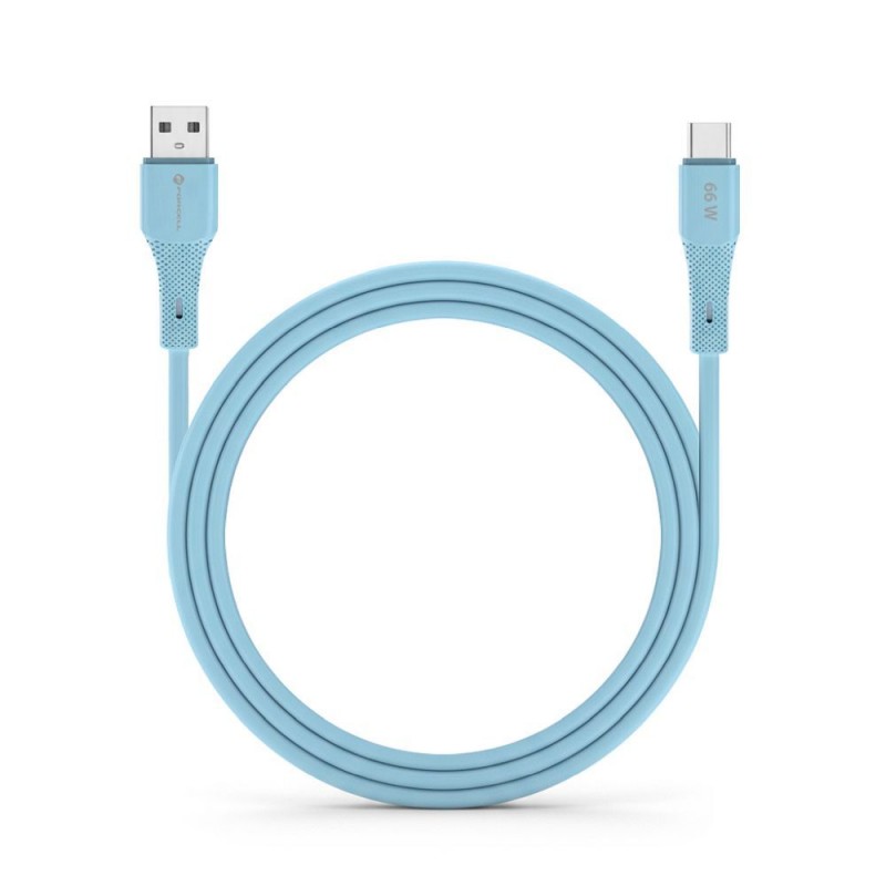 Καλώδιο Data Forcell F-Energy C342 Silicone Fast Charging Cable USB-A to USB-C 66W 1m Blue