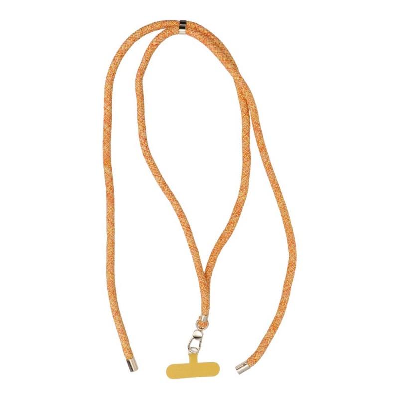  Λουράκι Λαιμού στήριξης Θήκης Swing Phone Lanyard, Phone Pendant with Adjustable Length / Cord Length 165cm Orange