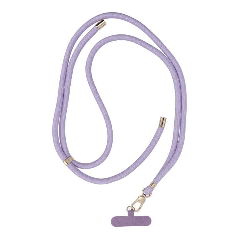  Λουράκι Λαιμού στήριξης Θήκης Swing Phone Lanyard, Phone Pendant with Adjustable Length / Cord Length 165cm Purple