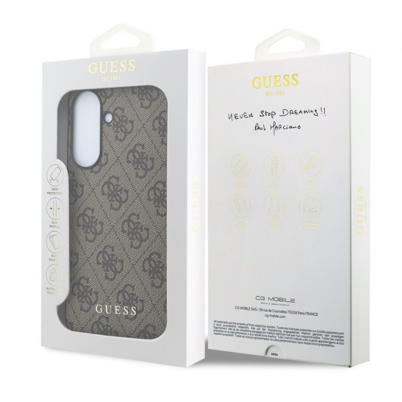 Θήκη Guess 4G Charm Case Samsung Galaxy A57 SM-A576 5G Brown