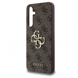 Θήκη Guess PU 4G Metal Logo Case for Samsung Galaxy A55 5G SM-A556 Brown