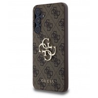 Θήκη Guess PU 4G Metal Logo Case for Samsung Galaxy A55 5G SM-A556 Brown
