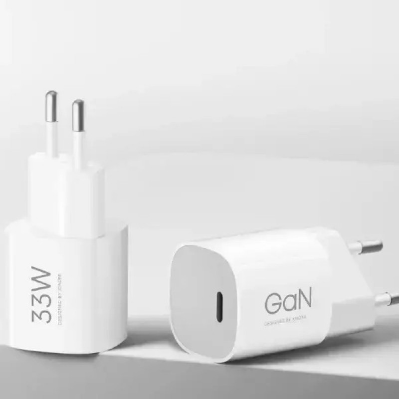 Φορτιστής Ταξιδιού Xiaomi MDY-19-ED NanoPower Charger USB-C 33W White (Original)