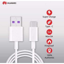 Καλώδιο Data Huawei AP71 Quick Charger 5A USB USB-A to USB-C 1m White (Original Bulk) 