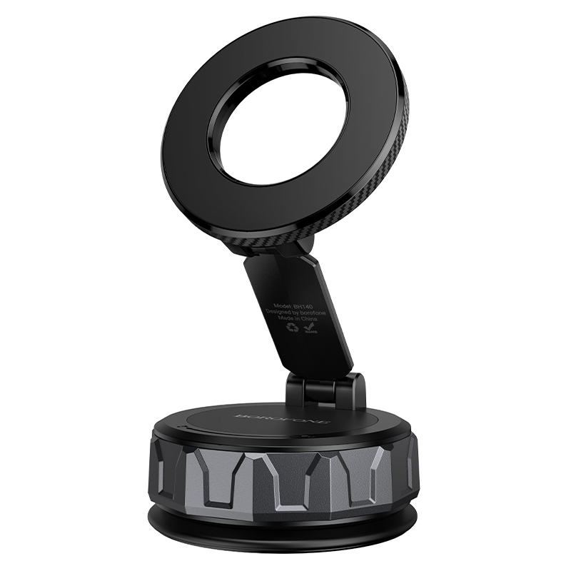 Βάση Αυτοκινήτου Borofone BH140 Gloria Vacuum Magnetic to Windshield Black