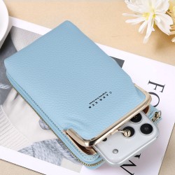 Τσάντα Crossbody Knitted Phone Bag GCW01 Blue