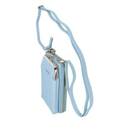 Τσάντα Crossbody Knitted Phone Bag GCW01 Blue