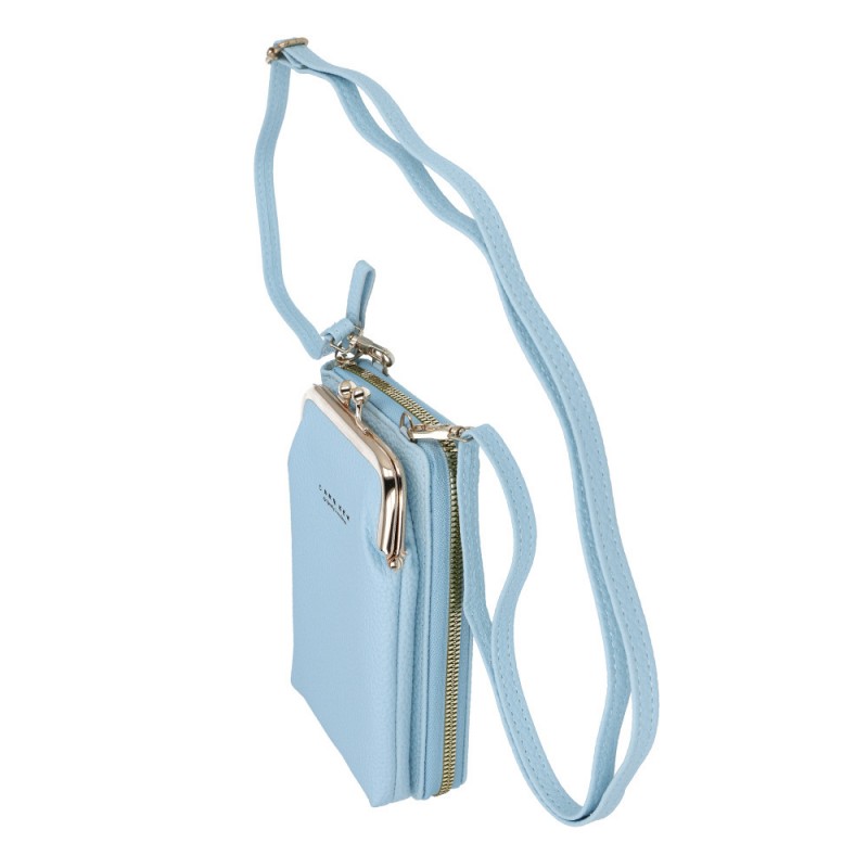 Τσάντα Crossbody Knitted Phone Bag GCW01 Blue