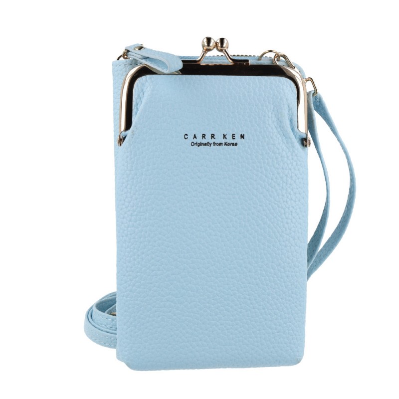 Τσάντα Crossbody Knitted Phone Bag GCW01 Blue