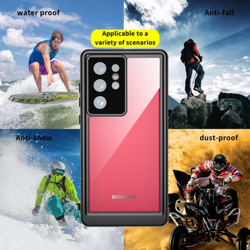 Αδιάβροχη θήκη 4smarts Active Pro Rugged Case Samsung Galaxy S22+ 5G SM-S906 Shockproof/Waterproof Black/Clear