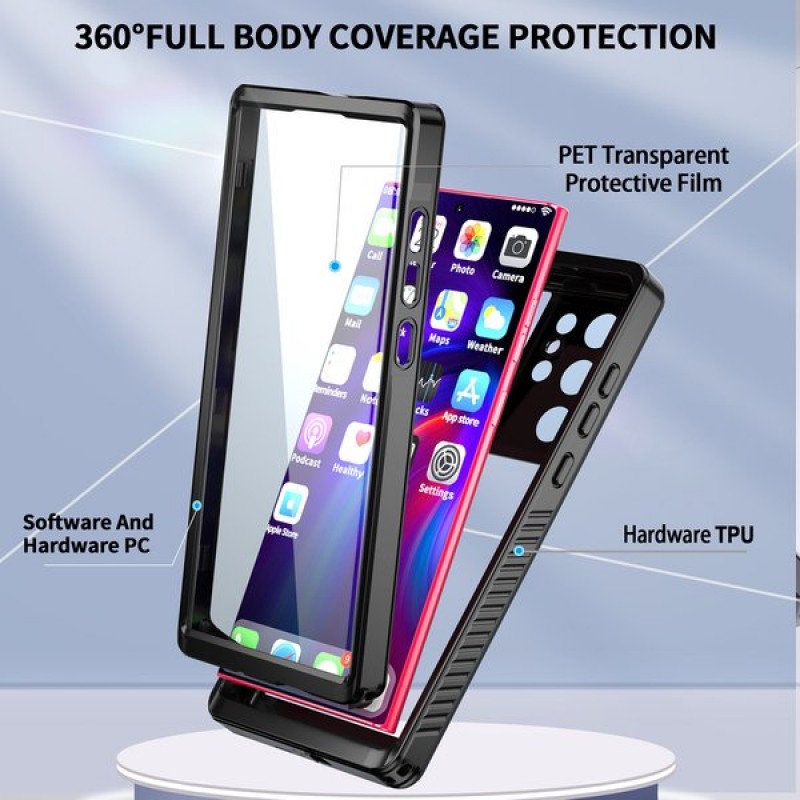Αδιάβροχη θήκη 4smarts Active Pro Rugged Case Samsung Galaxy S22+ 5G SM-S906 Shockproof/Waterproof Black/Clear