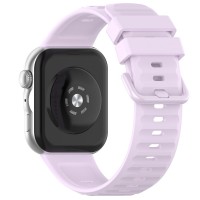 Ανταλλακτικό λουράκι with Colourful Buckle QuickFit Huawei Watch Fit 3 / 4 / 4 Pro / 5 / 5 Pro Silicone Light Purple