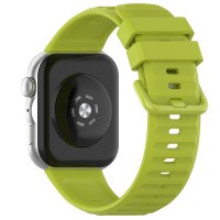 Ανταλλακτικό λουράκι with Colourful Buckle QuickFit Huawei Watch Fit 3 / 4 / 4 Pro / 5 / 5 Pro Silicone Green