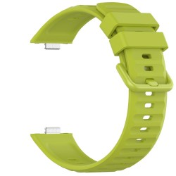 Ανταλλακτικό λουράκι with Colourful Buckle QuickFit Huawei Watch Fit 3 / 4 / 4 Pro / 5 / 5 Pro Silicone Green