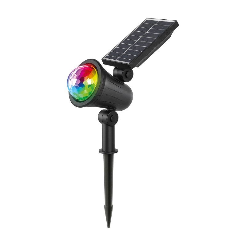 Ηλιακό Φωτιστικό Κήπου Forever Light Sunari FME-190 LED Solar Spot Light RGB