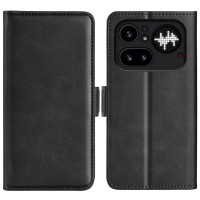 Θήκη Side Buckle Leather Wallet Nothing Phone 4A Pro Black