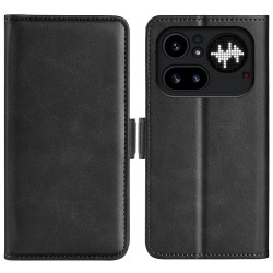 Θήκη Side Buckle Leather Wallet Nothing Phone 4A Pro Black