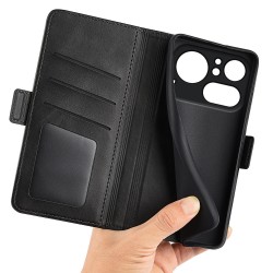 Θήκη Side Buckle Leather Wallet Nothing Phone 4A Pro Black