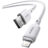Καλώδιο Data Baseus Silky Series USB-A to Lightning 12W 2m White